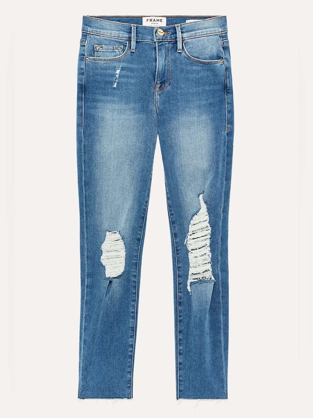 Frame Mid-Rise Jean, Le Skinny De Jeanne Crop size 23